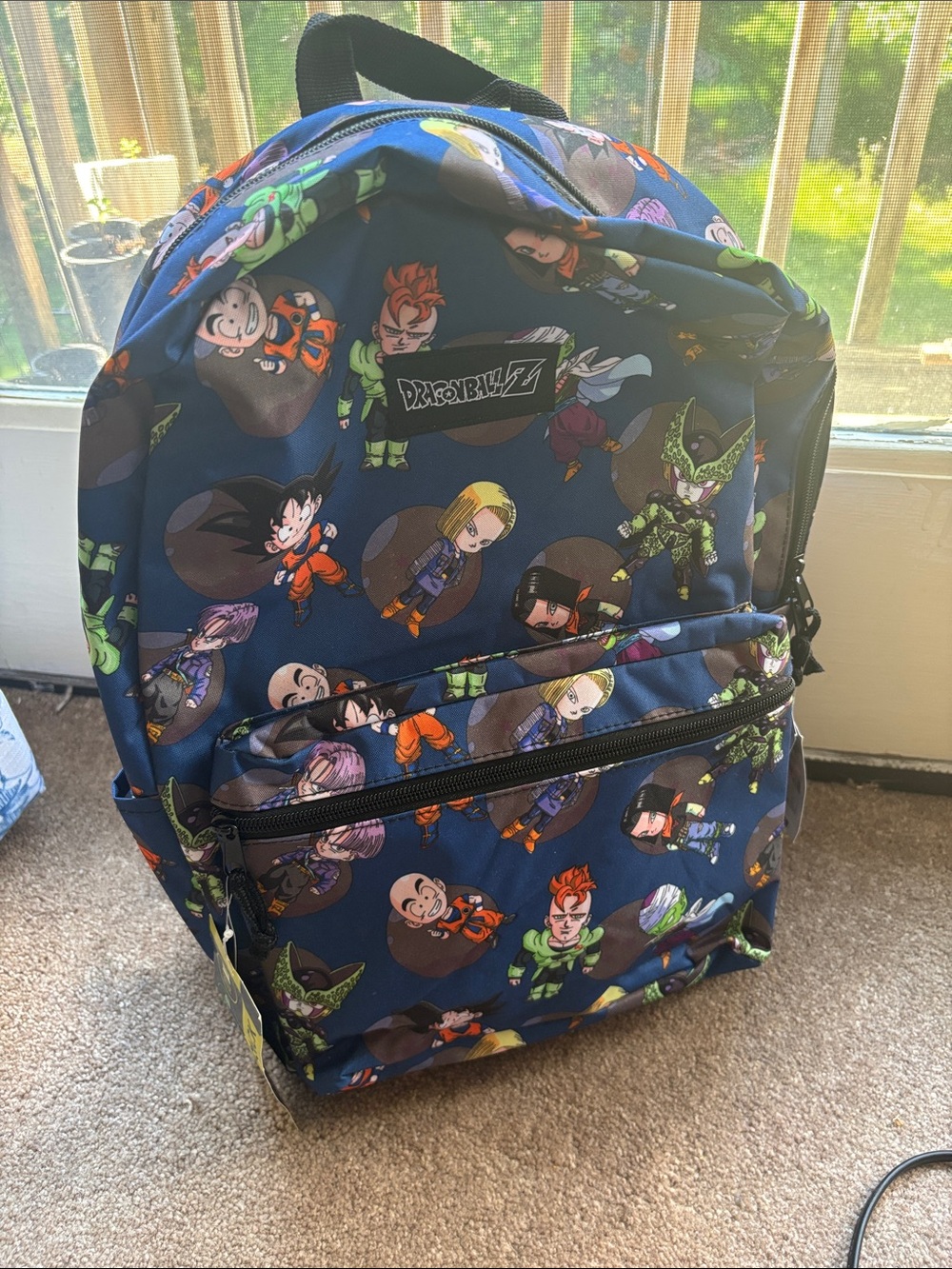 Dragon Ball Z Kids Navy Character Backpack